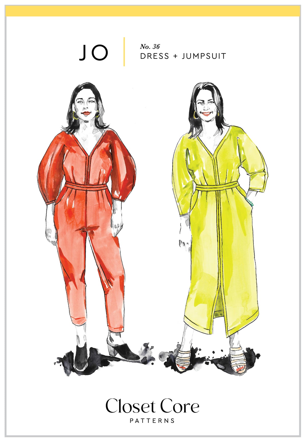 Maaidesign Patterns Closet Core Patterns | Jo Dress and Jumpsuit – MaaiDesign Fabrics