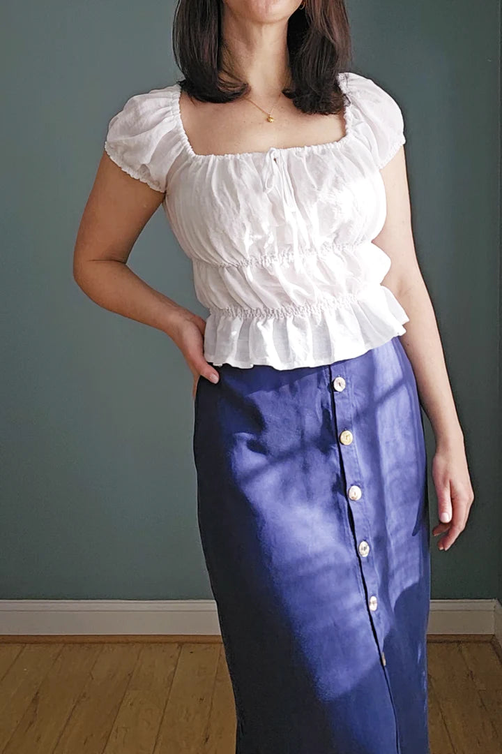 PDF Pattern - Joni Blouse + Dress | Pattern Scout