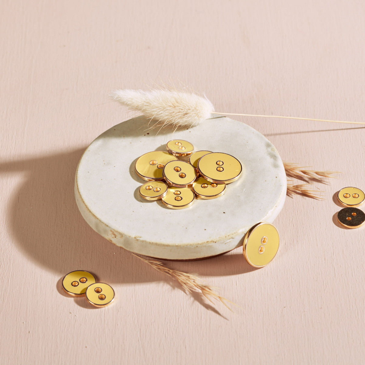 Atelier Brunette - Joy Buttons - Lemon - 15mm