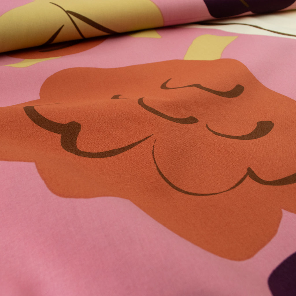 Marimekko - Kukasta Kukkaan - Organic Cotton - Pink