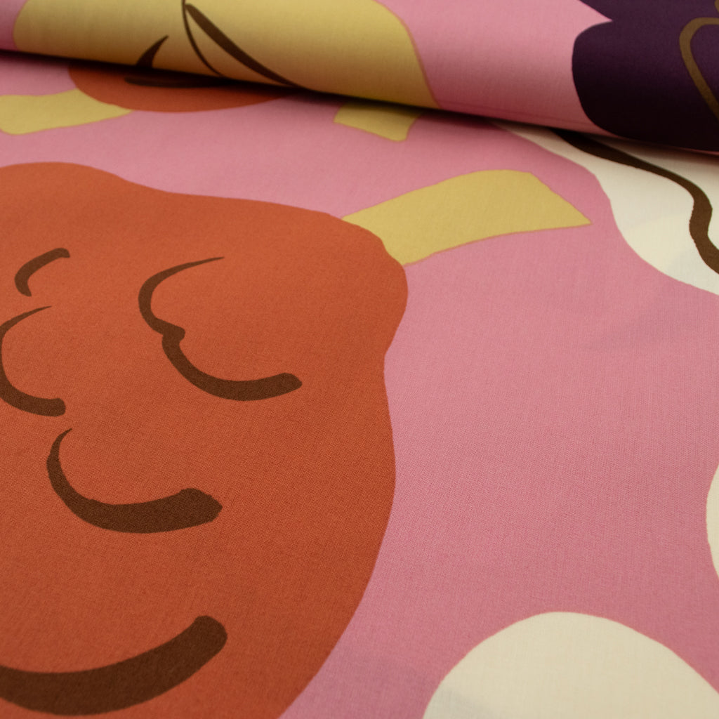 Marimekko - Kukasta Kukkaan - Organic Cotton - Pink