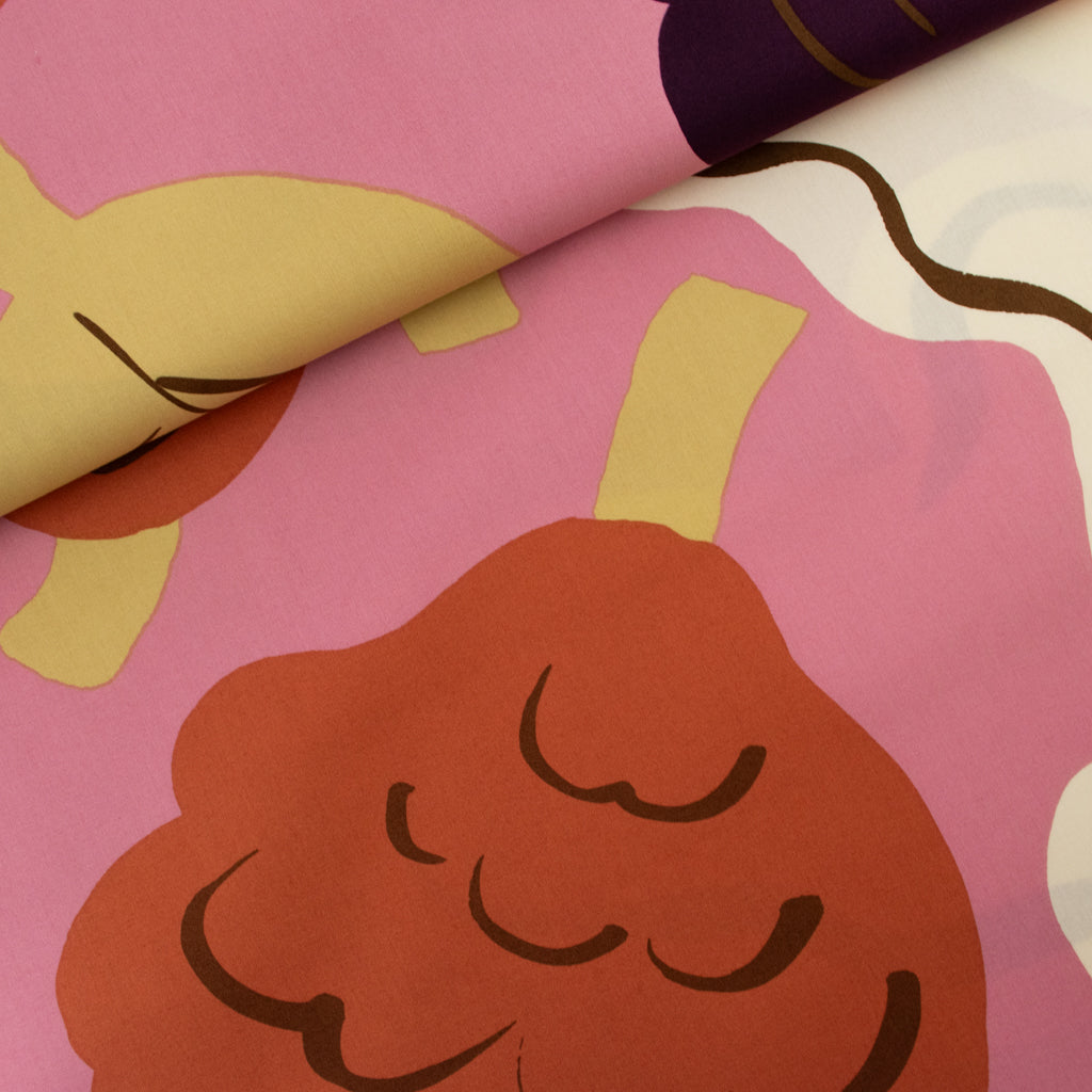 Marimekko - Kukasta Kukkaan - Organic Cotton - Pink