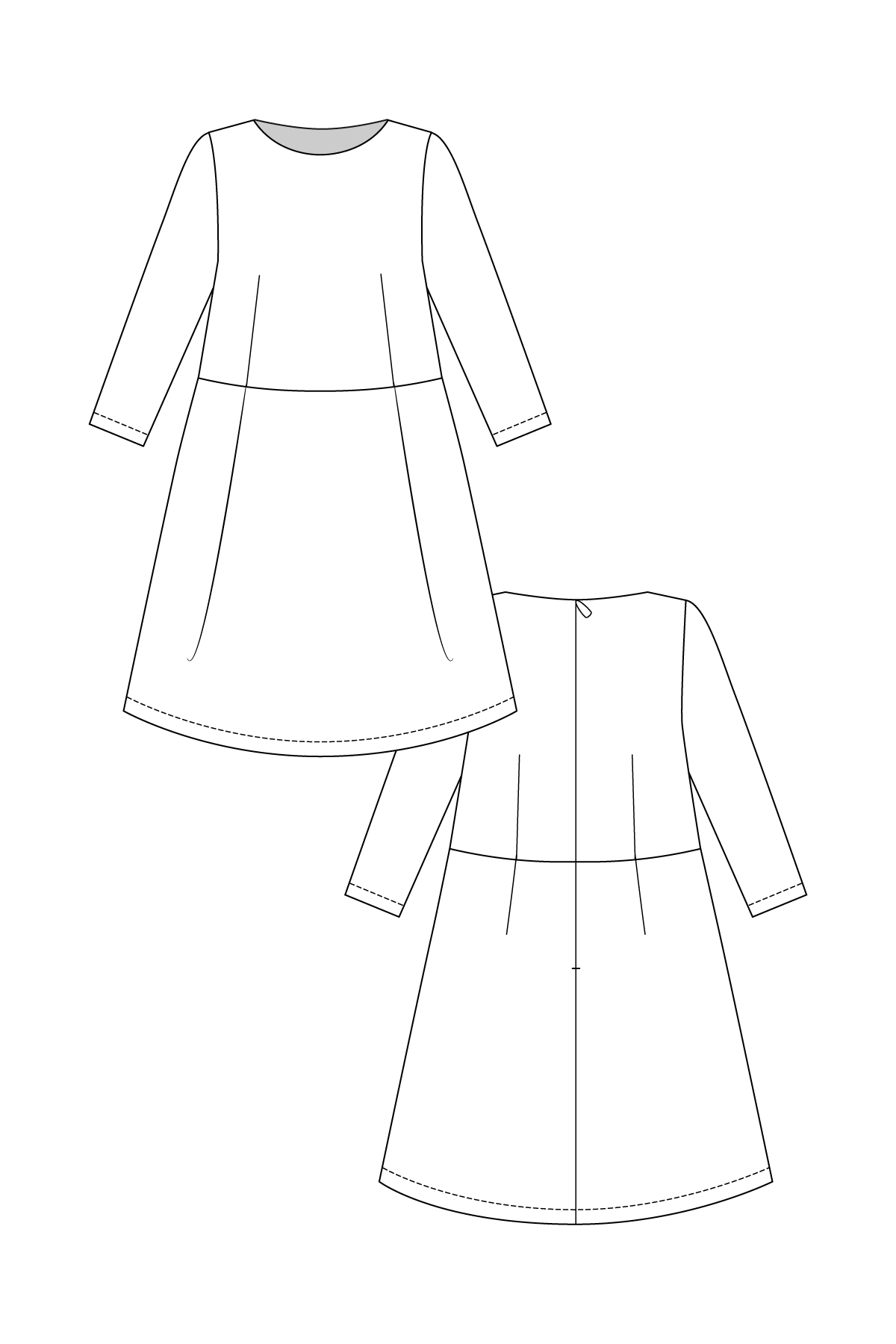 PDF Pattern - Lexi A-Line Dress | Named Clothing – MaaiDesign Fabrics