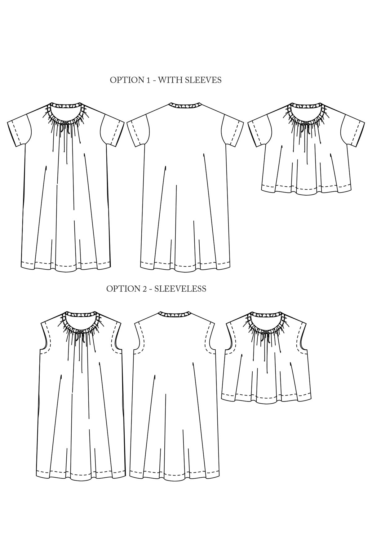 PDF Pattern - Clover Dress &amp; Top | Merchant &amp; Mills
