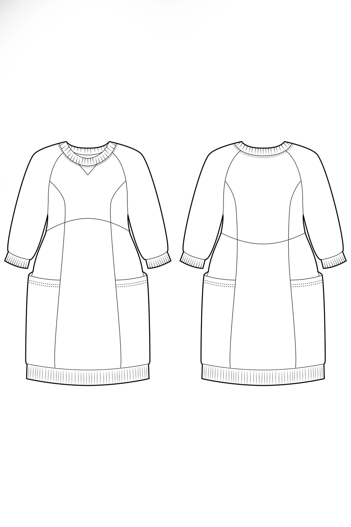PDF Pattern - Lola Dress | Victory Patterns – MaaiDesign Fabrics