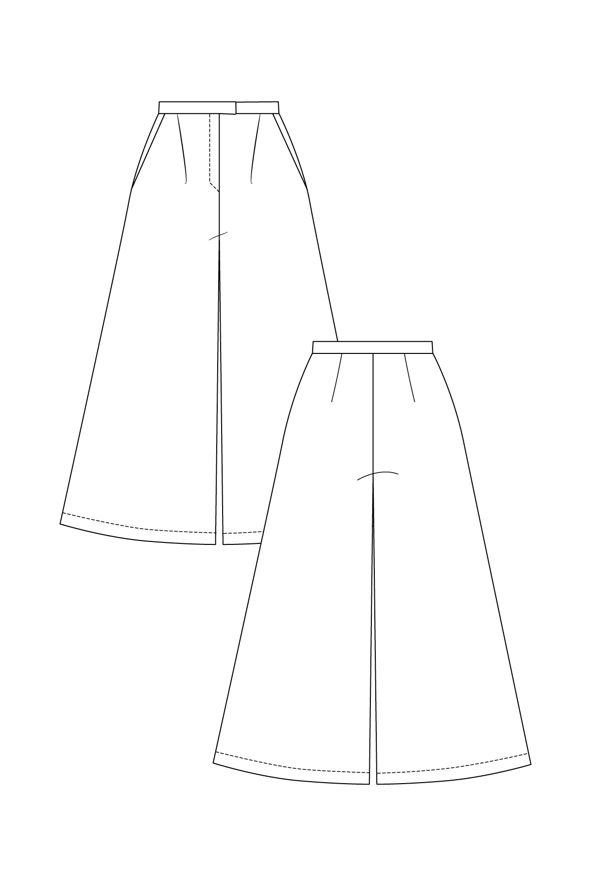 PDF Pattern - Mimosa Culottes | Named Clothing