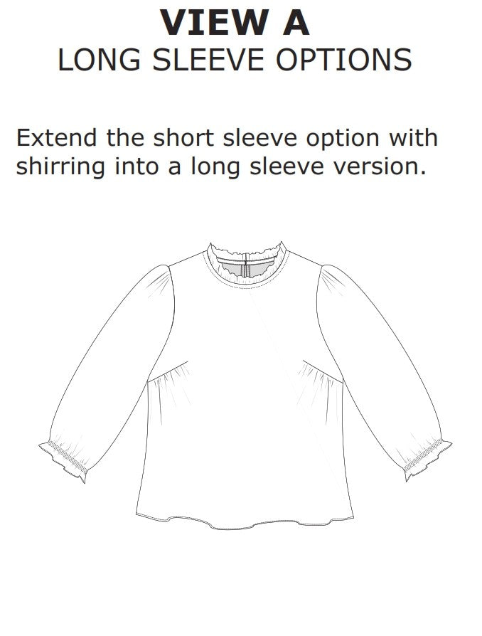 PDF Pattern -  Maja Top | Annika Kvist