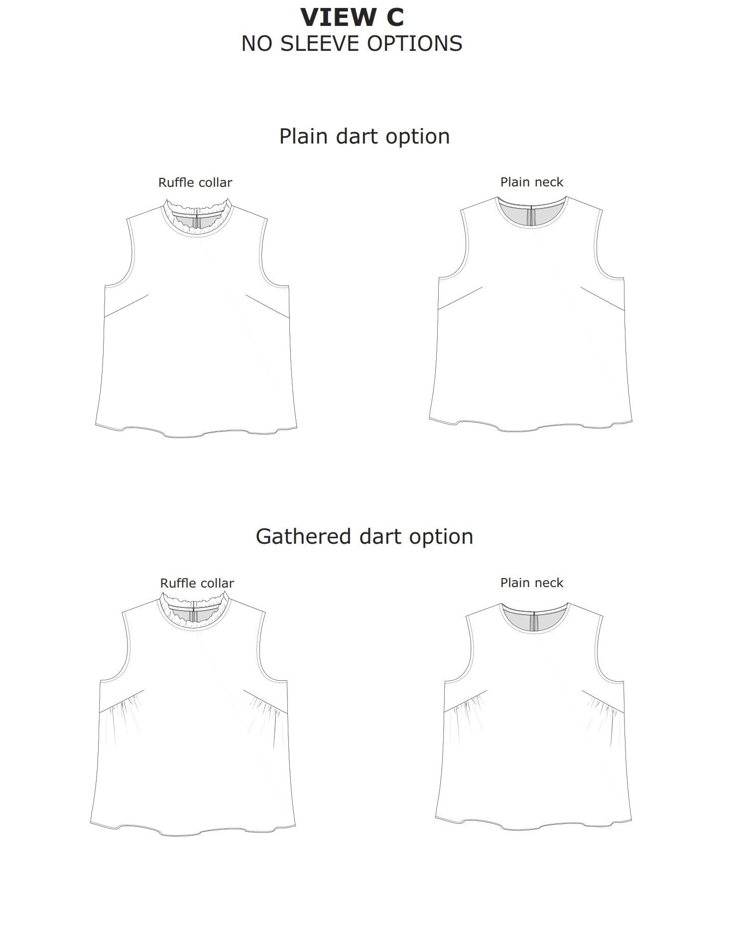 PDF Pattern -  Maja Top | Annika Kvist