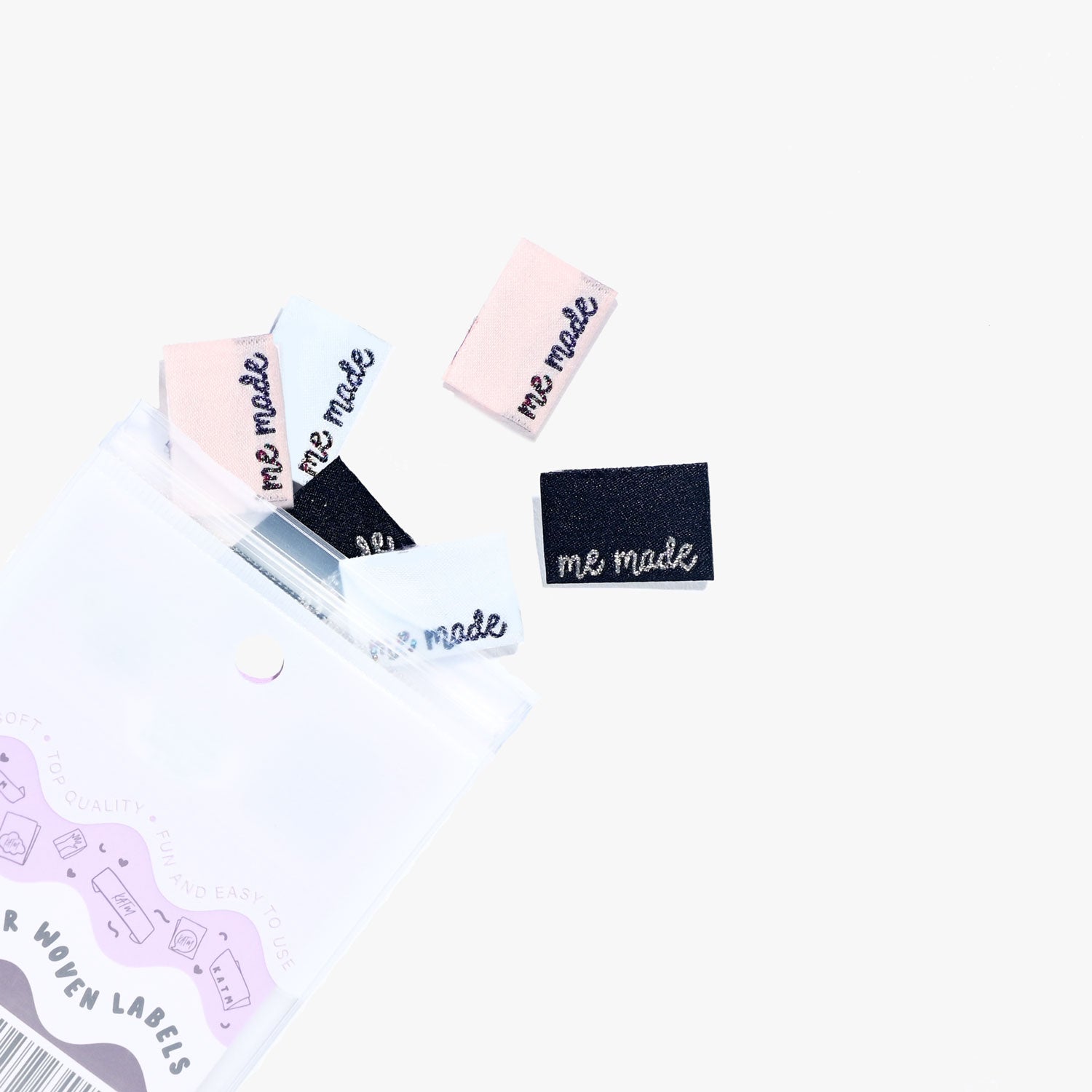 6 Woven Labels - Me Made