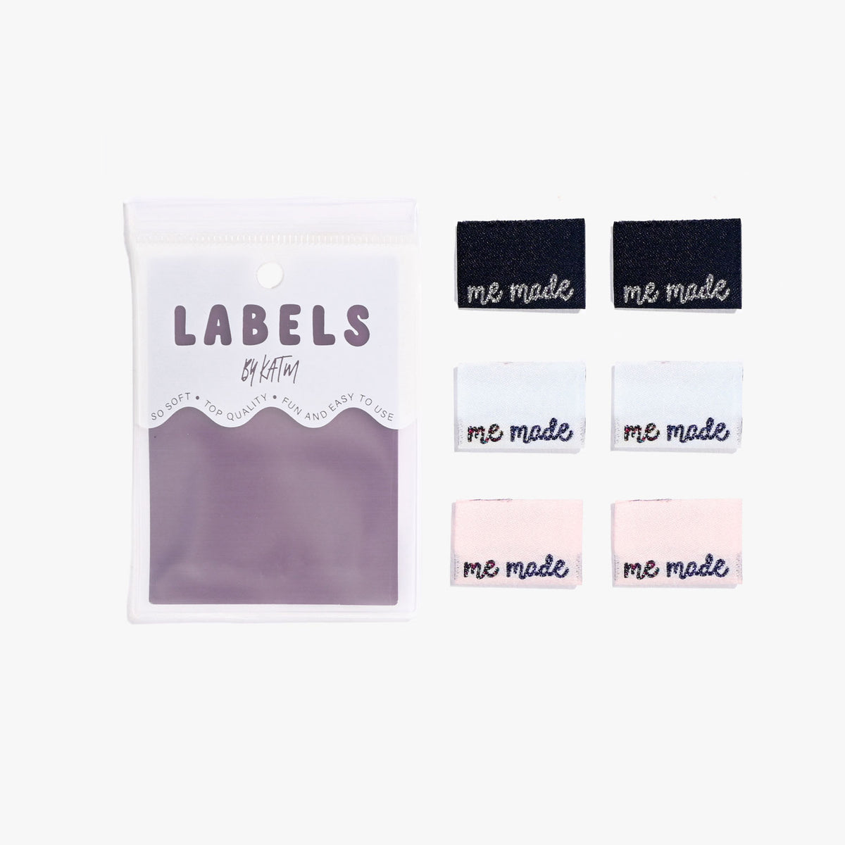 6 Woven Labels - Me Made