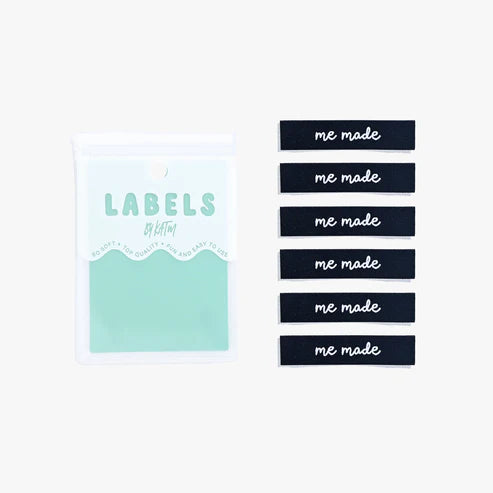 6 Woven Labels - Me Made End Folds