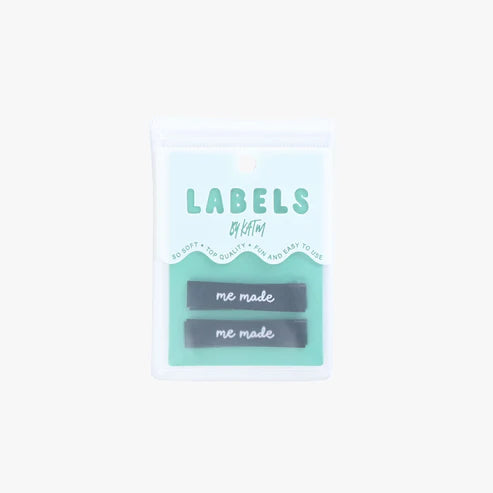 6 Woven Labels - Me Made End Folds