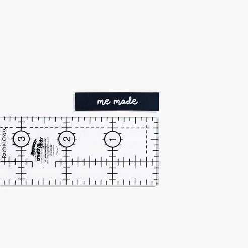 6 Woven Labels - Me Made End Folds