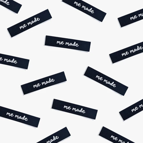 6 Woven Labels - Me Made End Folds