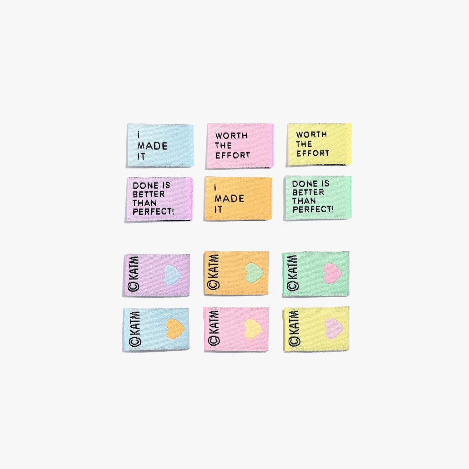 6 Woven Labels - Mighty Minis