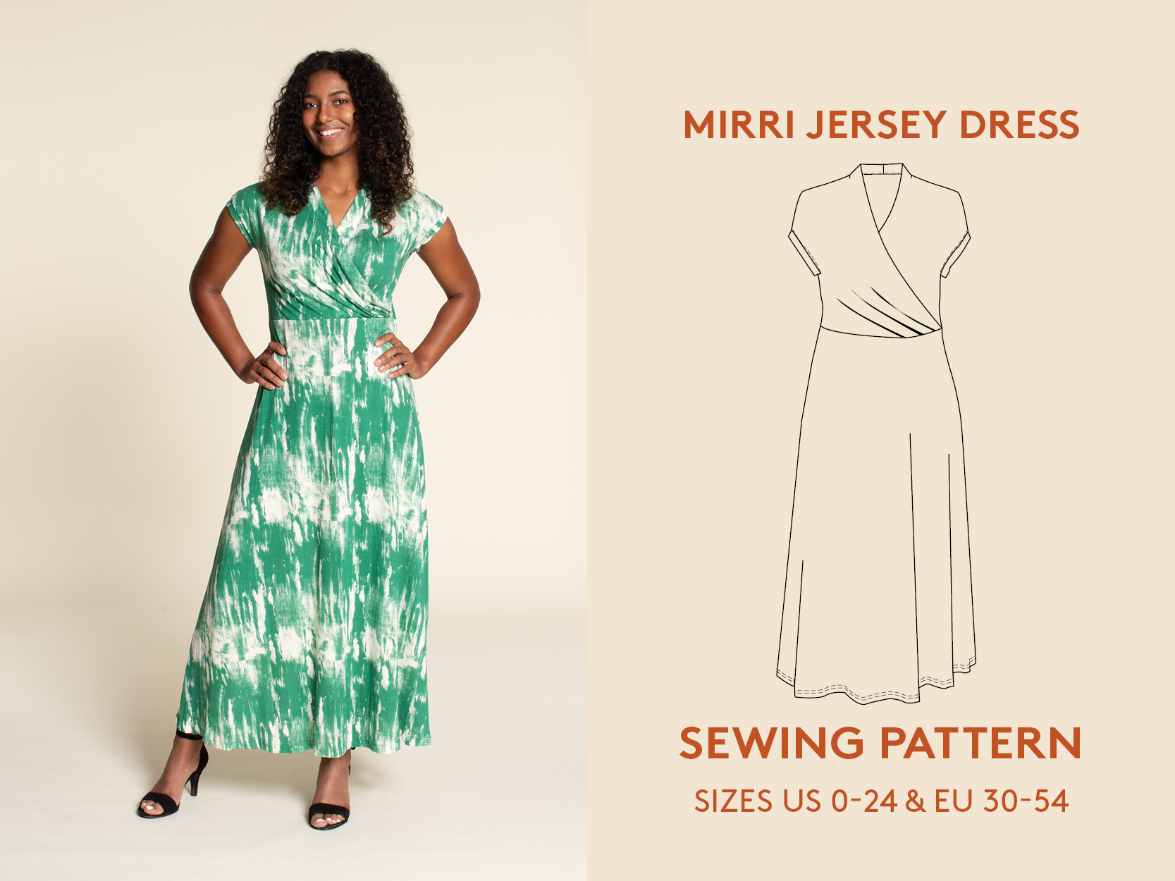 Mirri Jersey Dress - Sewing Pattern