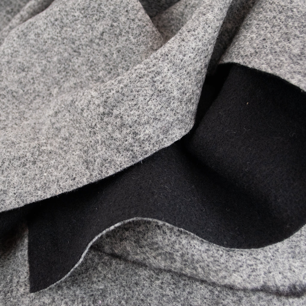 Merino Mohair Knit- Designer Deadstock - Grey Marle