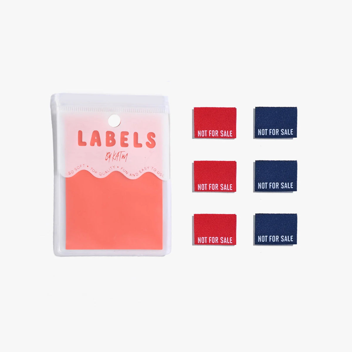 6 Woven Labels - Not for Sale