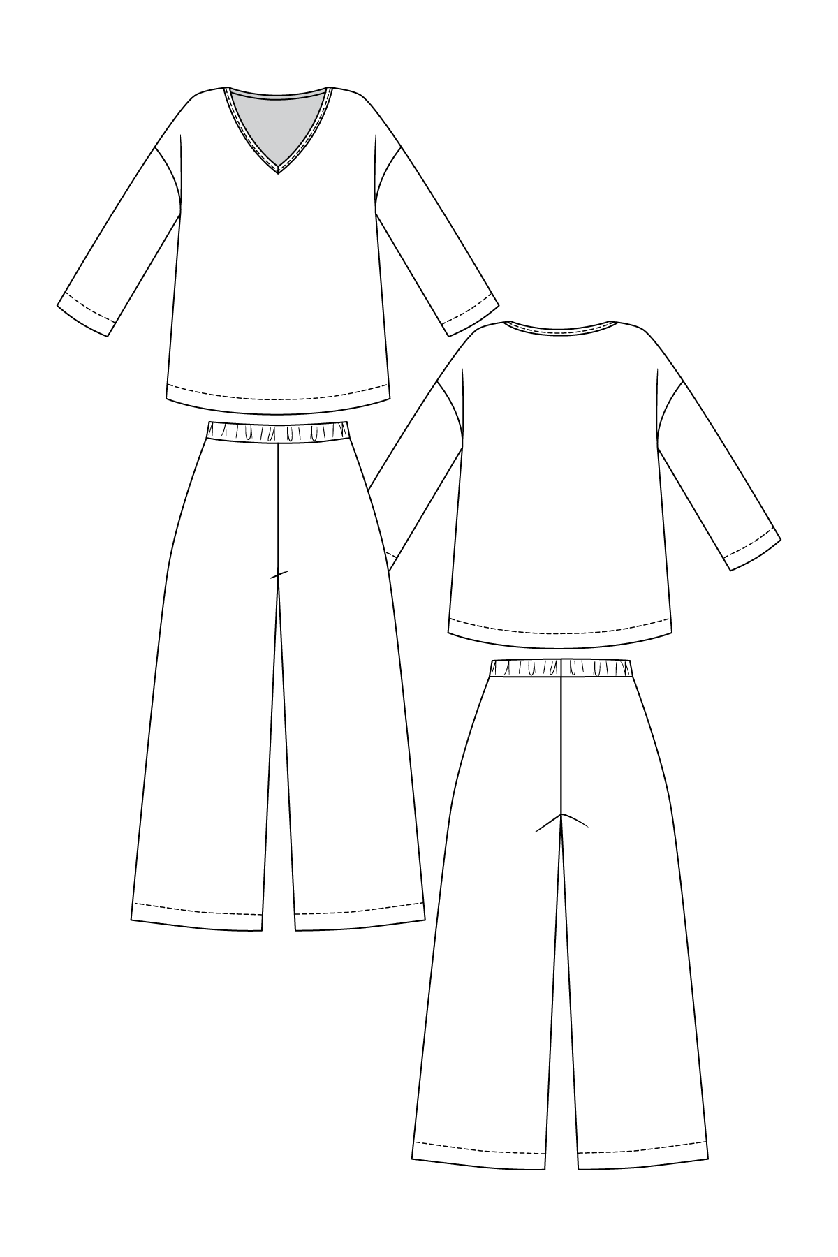 PDF Pattern - Olo Tee &amp; Pants | Named Clothing