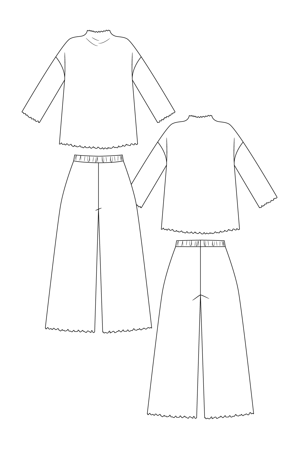 PDF Pattern - Olo Tee &amp; Pants | Named Clothing