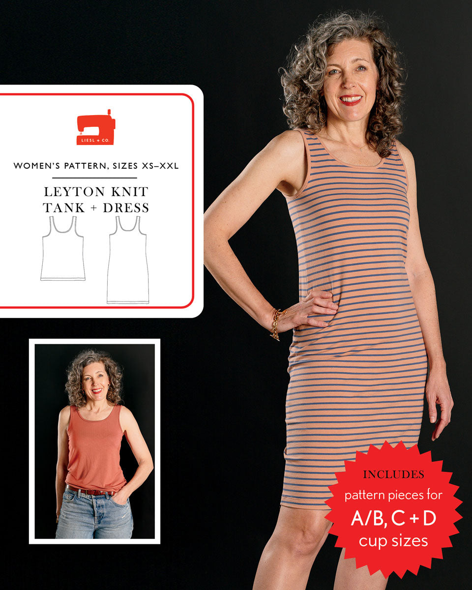 PDF Pattern - Leyton Tank + Dress | Liesl + Co