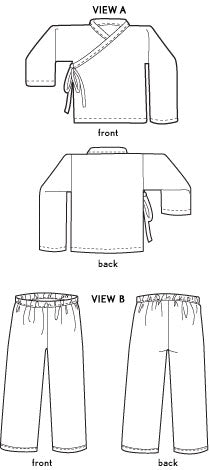 PDF Pattern - Bedtime Story Pajamas | Oliver + S