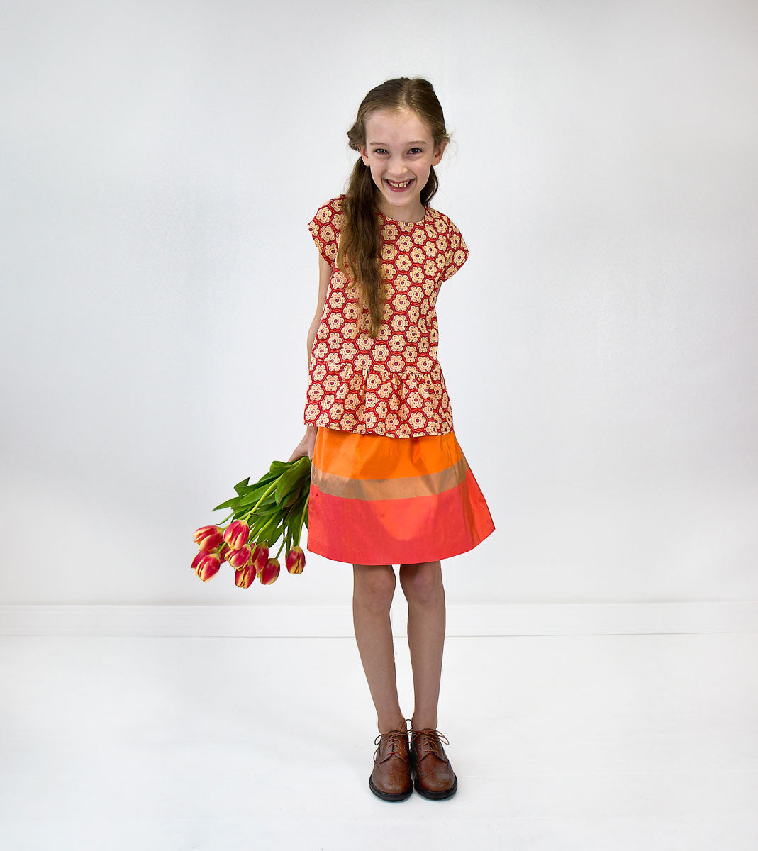 PDF Pattern - Butterfly Blouse + Skirt  | Oliver + S