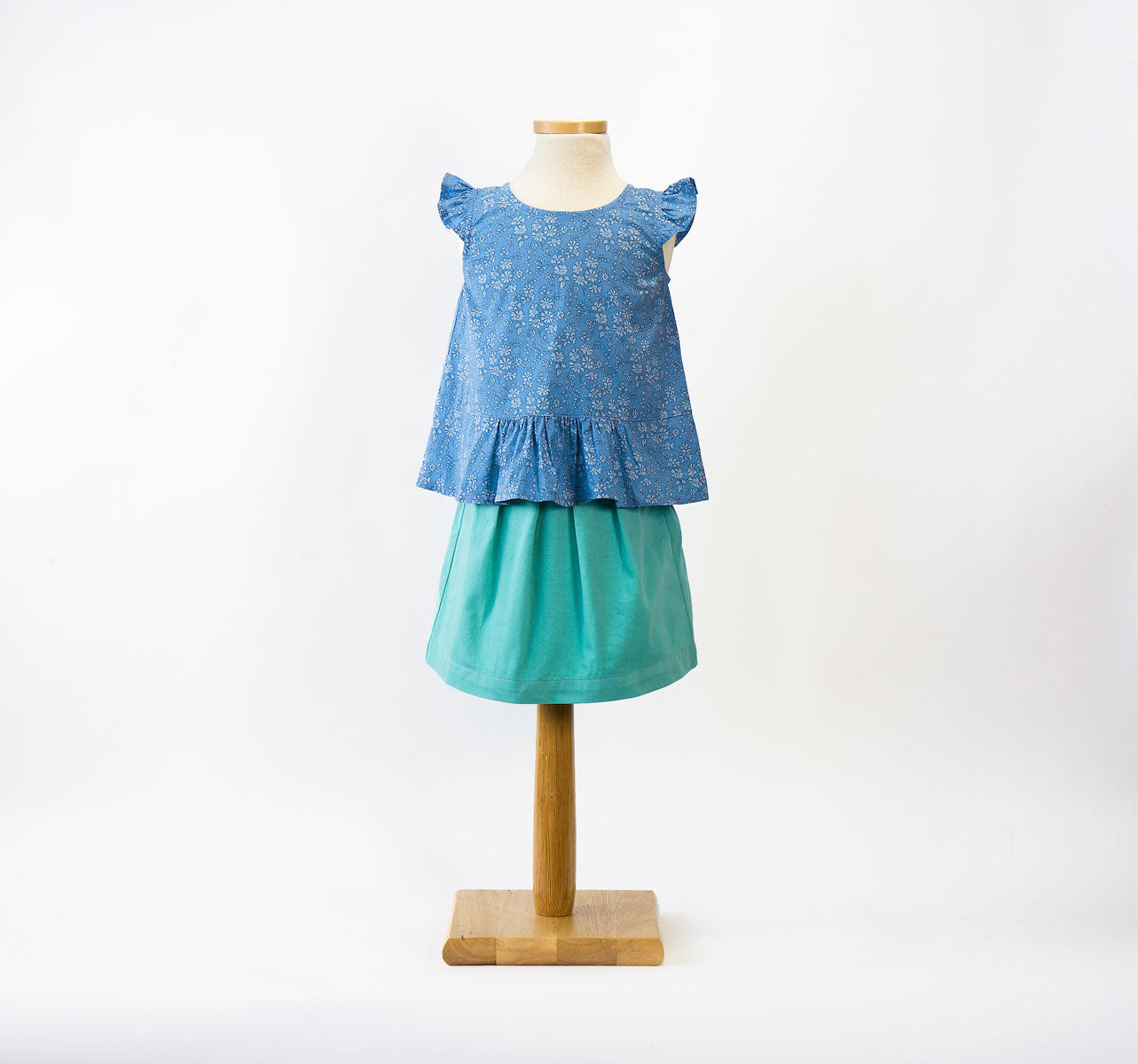 PDF Pattern - Butterfly Blouse + Skirt  | Oliver + S