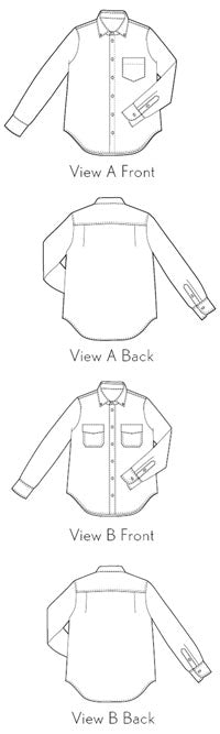 PDF Pattern - Buttoned-Up Button-Down Shirt | Oliver + S