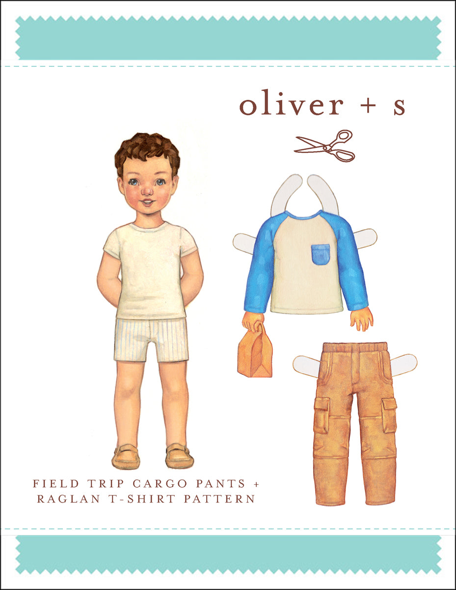 PDF Pattern - Field Trip Cargo Pants + Shirt | Oliver + S