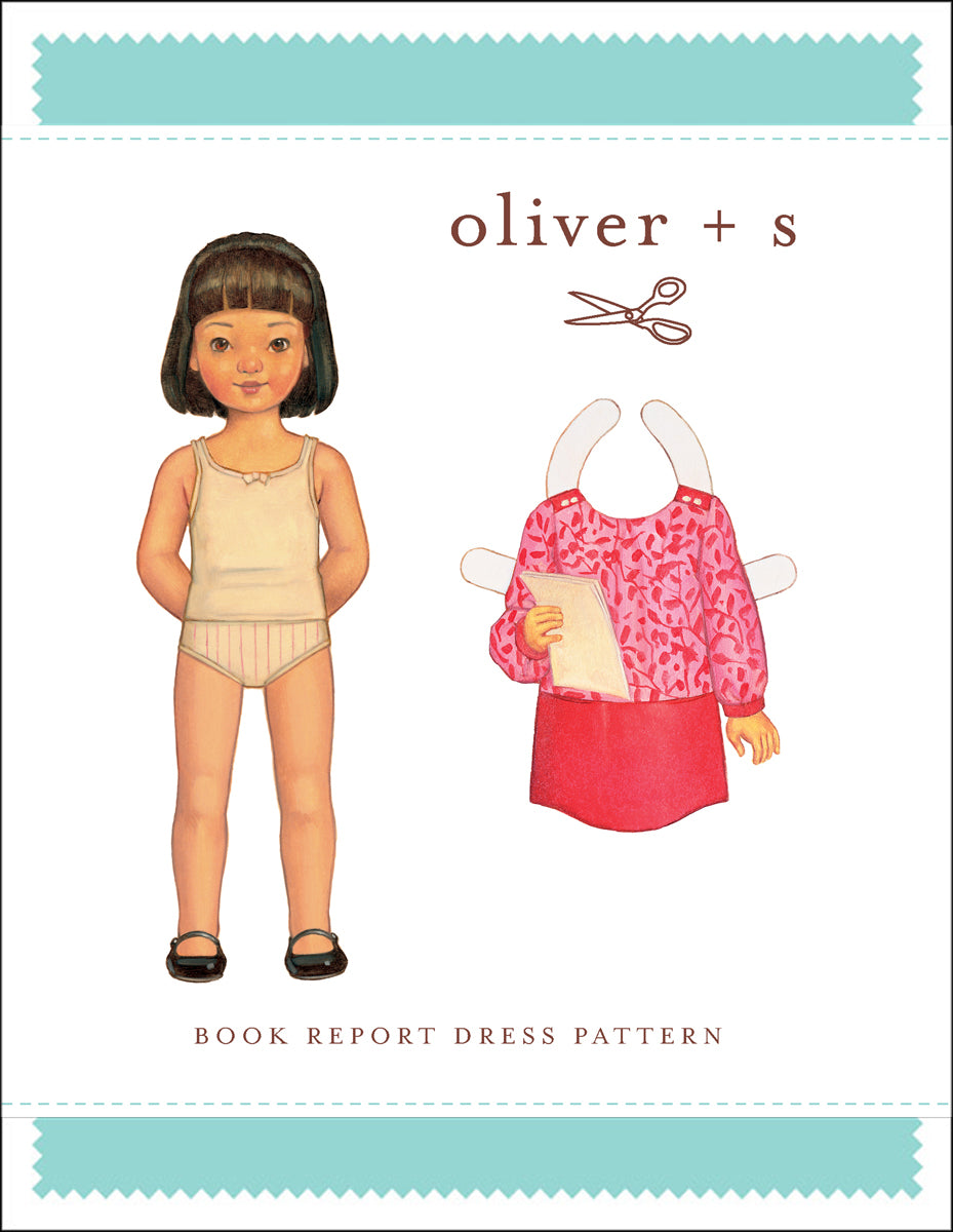 PDF Pattern - Book Report Dress | Oliver + S