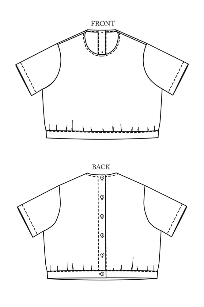 PDF Pattern - Celeste Top | Merchant & Mills