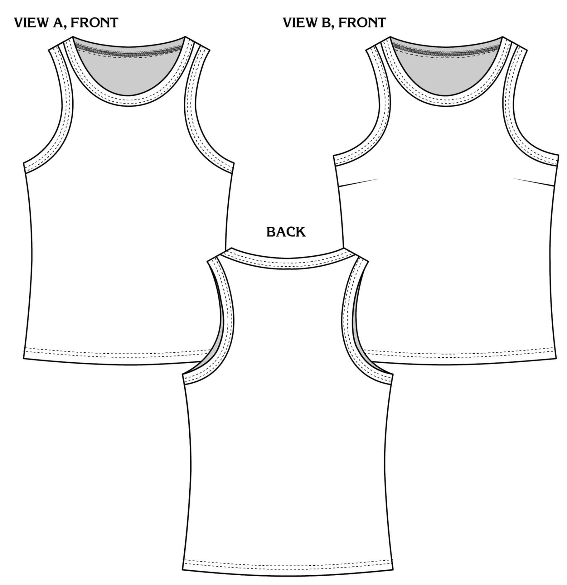 Maaidesign Patterns PDF Pattern - Blomma Tank | Paradise Patterns – MaaiDesign Fabrics