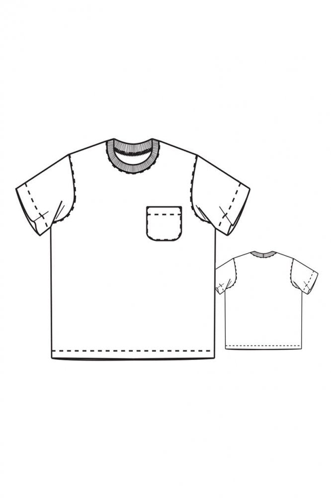 PDF Pattern - Men&#39;s Tee Shirt | Merchant &amp; Mills