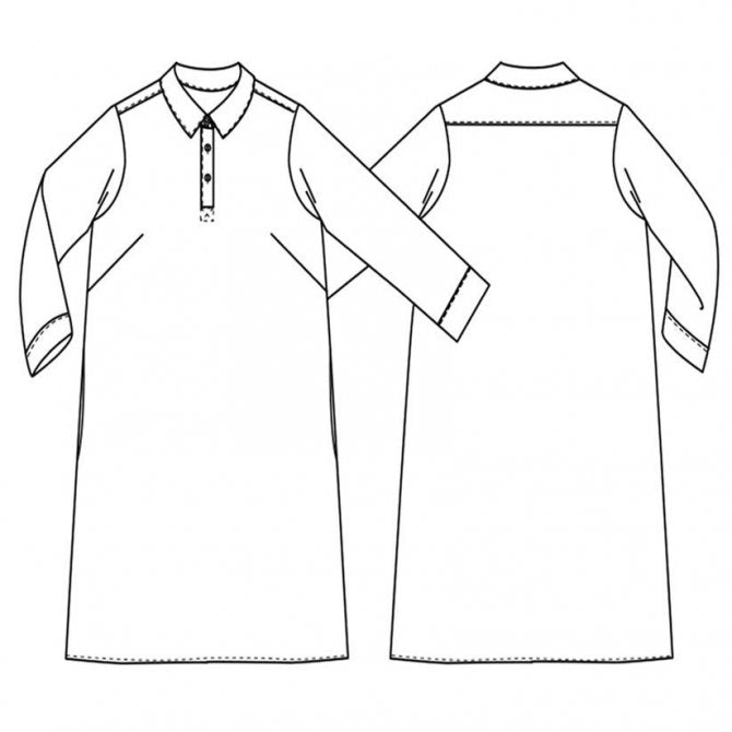 PDF Pattern - Rugby Dress | Merchant & Mills