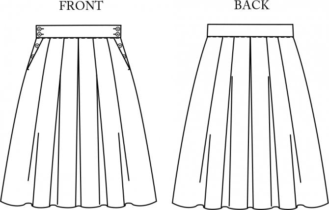 PDF Pattern - Shepherd Skirt | Merchant &amp; Mills