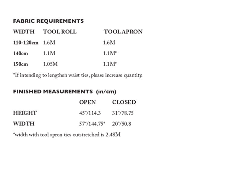 PDF Pattern - Tool Roll | Merchant &amp; Mills