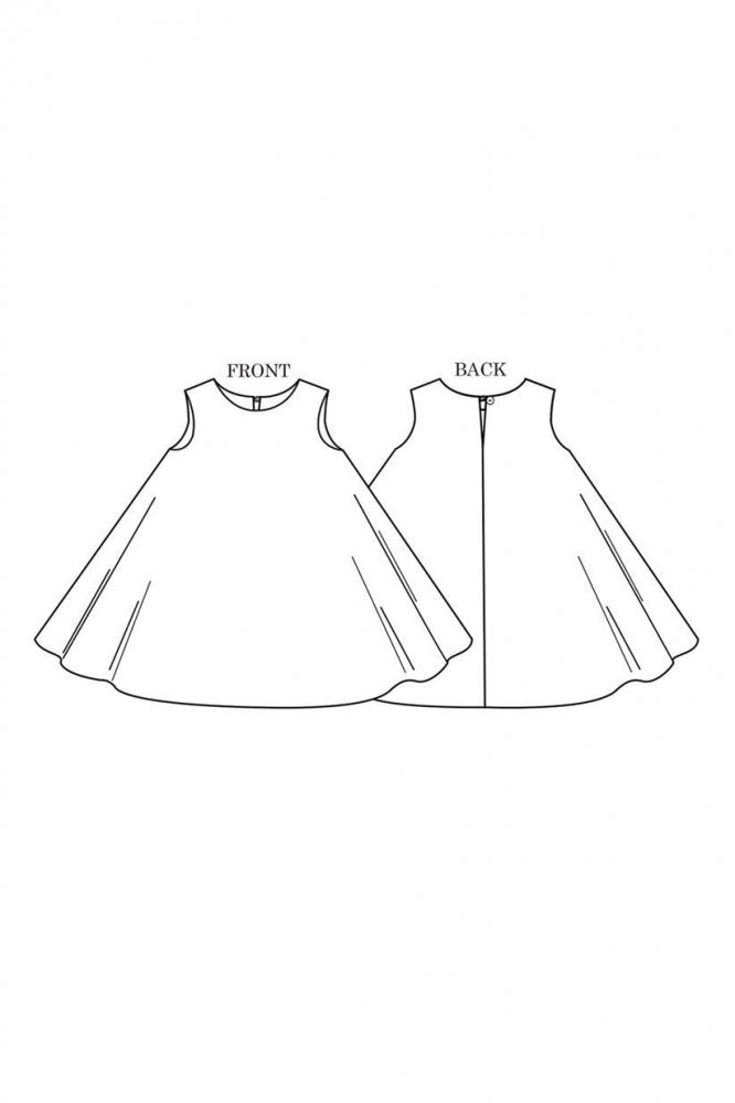 PDF Pattern - Trapezette Children's Dress | Merchant & Mills
