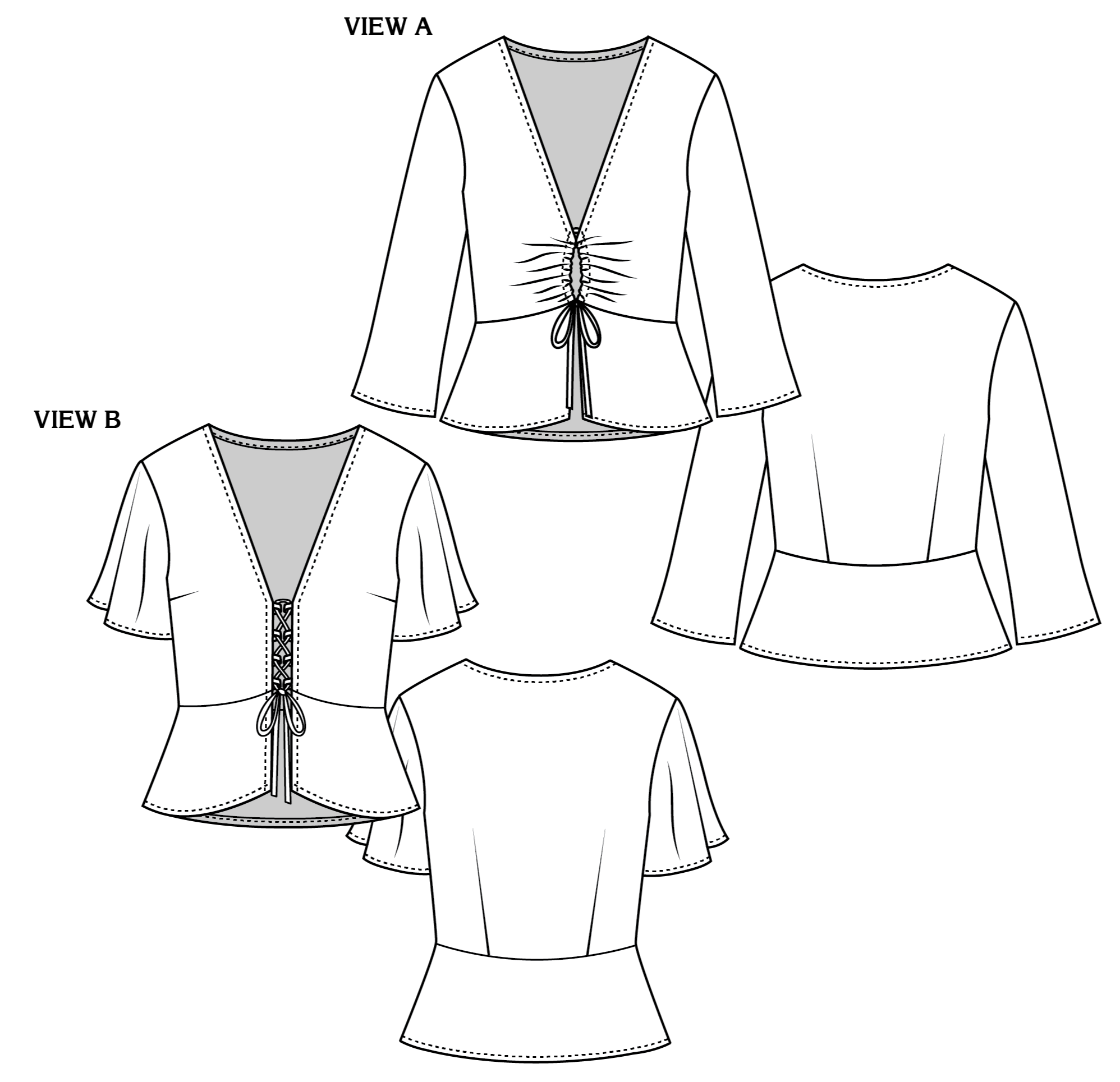 Maaidesign Patterns PDF Pattern - Plumeria Top | Paradise Patterns – MaaiDesign Fabrics