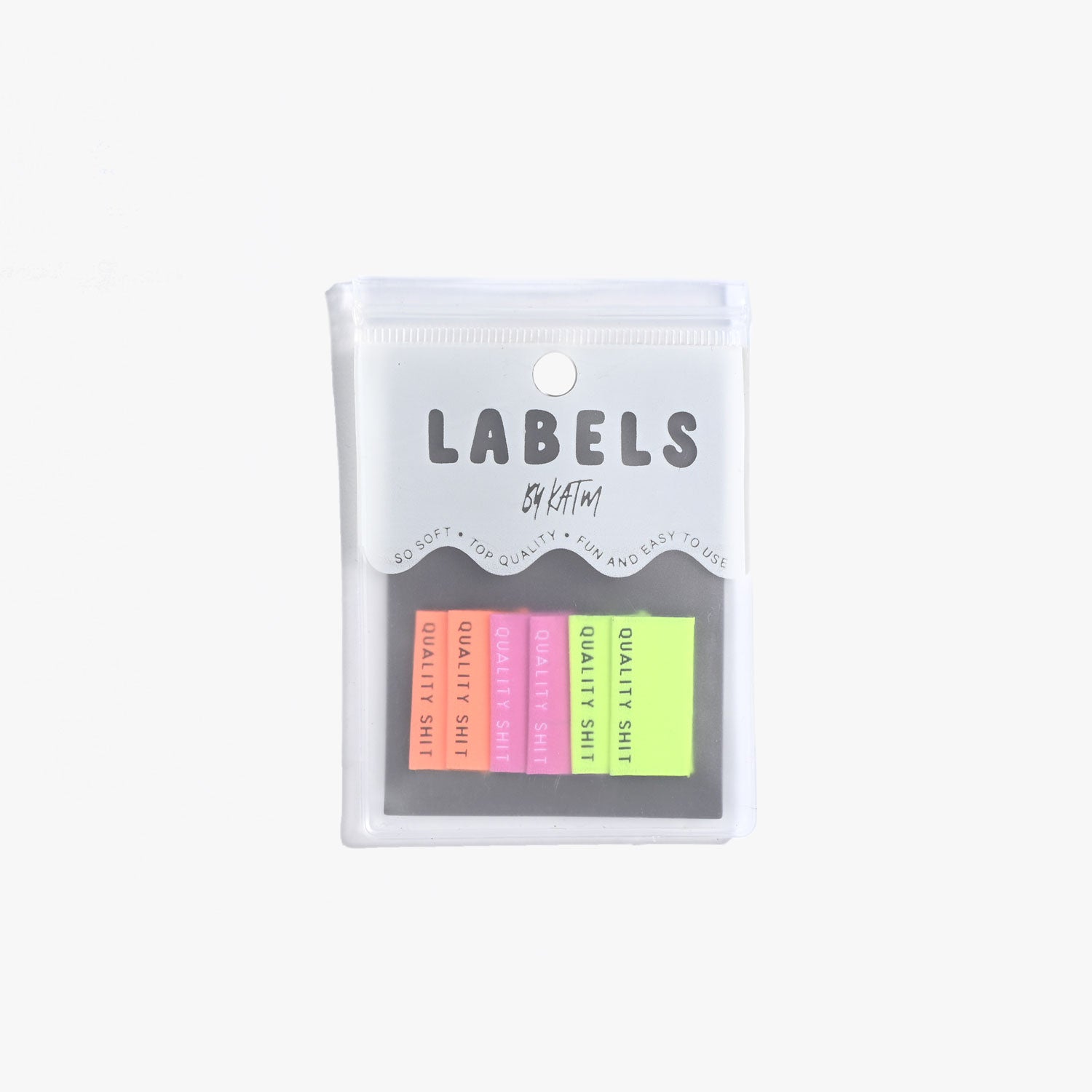 6 Woven Labels - Quality Shit