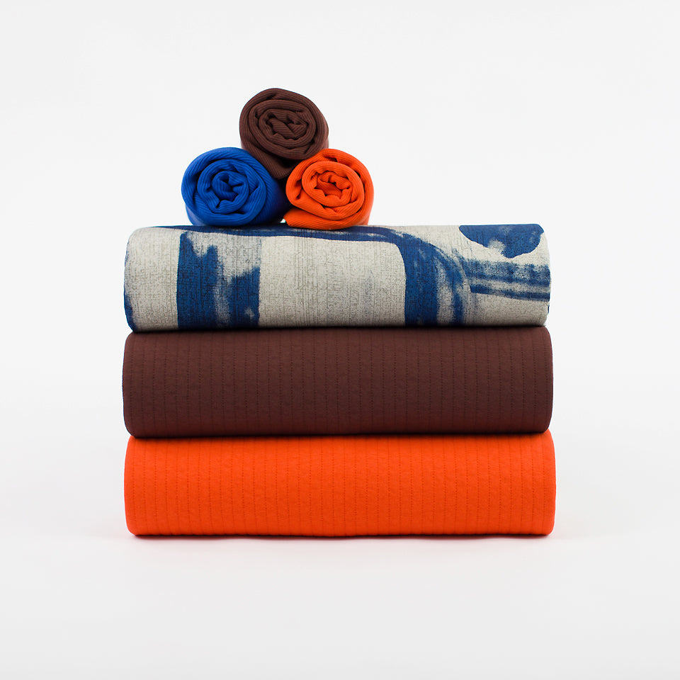 See You At Six - Quilted Knit - Rum Raisin Brown