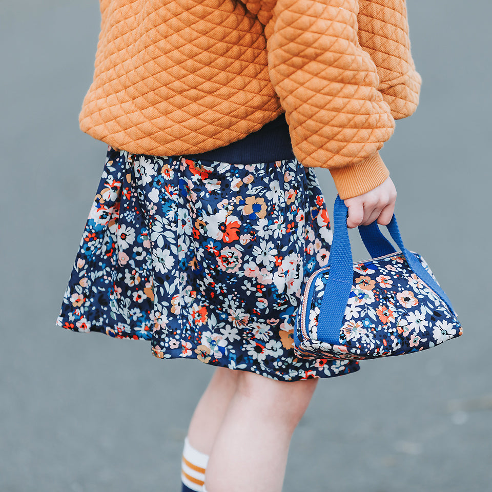 See You At Six - Quilted Piqué Knit - Buckthorn Brown