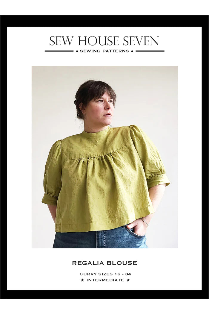 Regalia Blouse Curvy - Sewing Pattern | Sew House 7