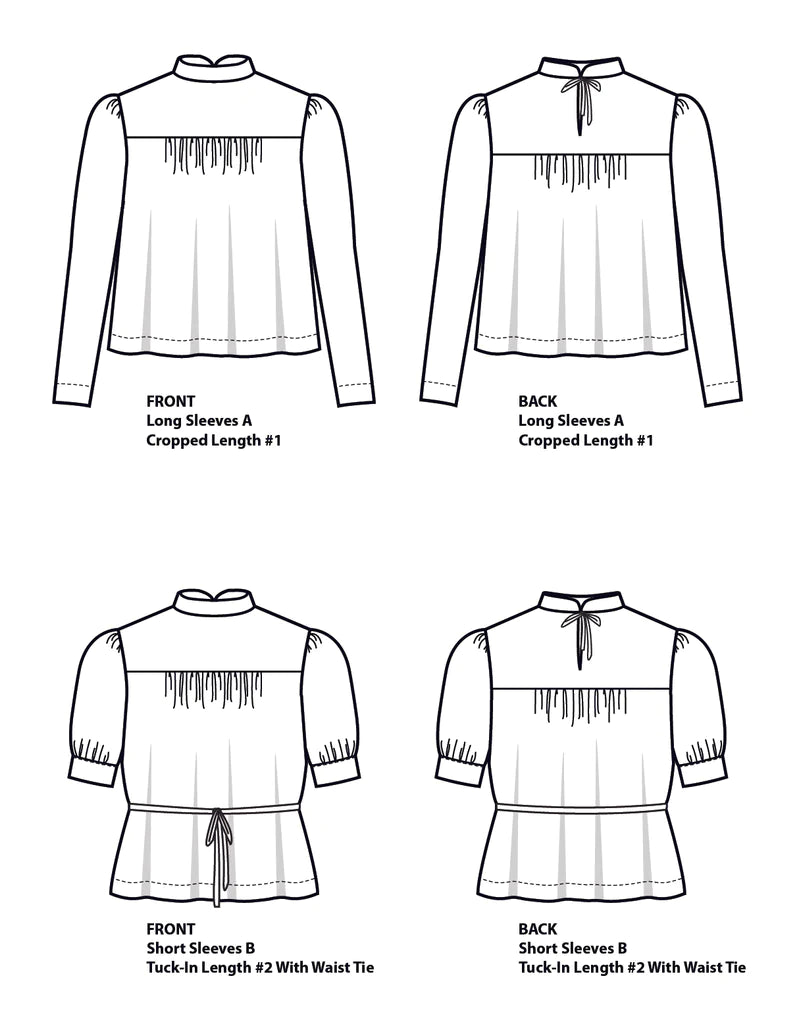 Regalia Blouse - Sewing Pattern | Sew House 7