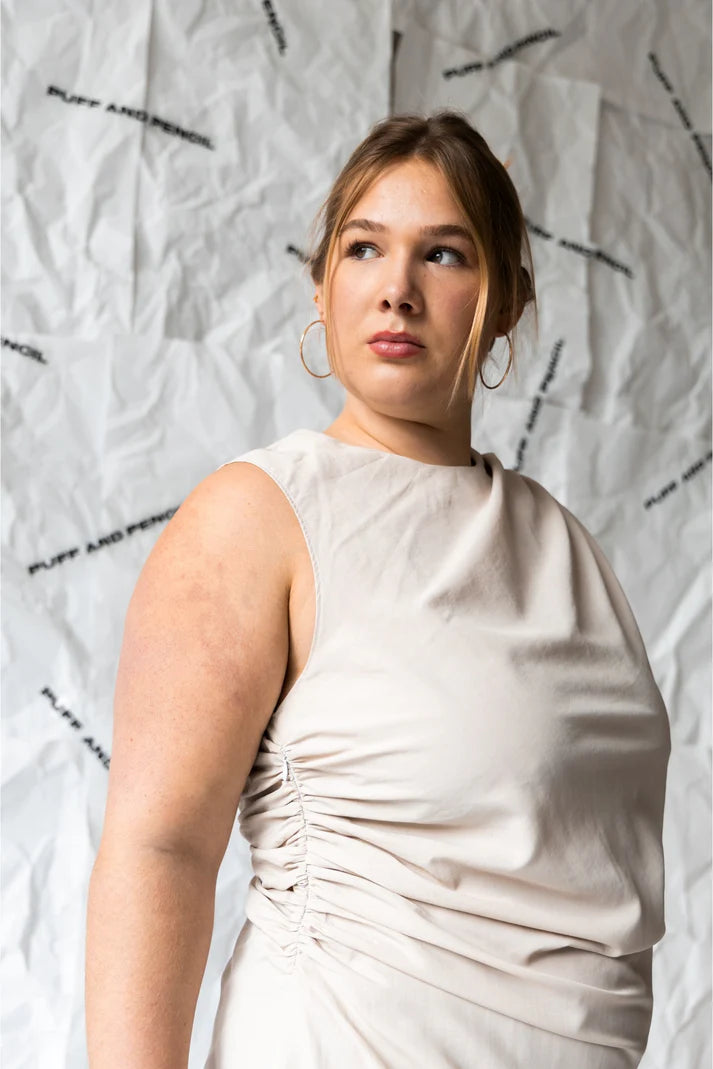 PDF Pattern - Ruched Dress | Puff and Pencil