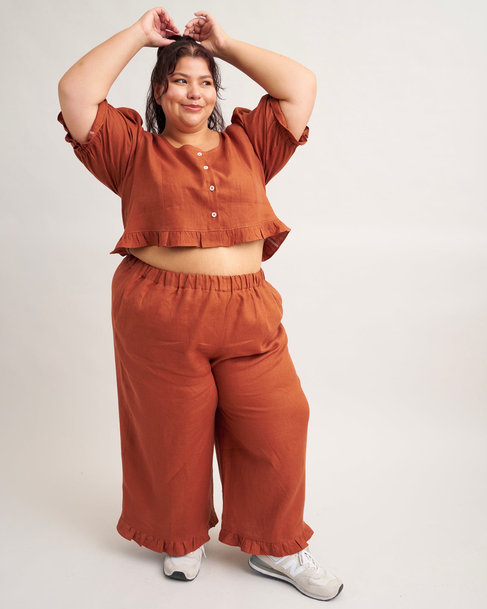 PDF Pattern - Ruffle Brunch Set | Matchy Matchy Sewing Club