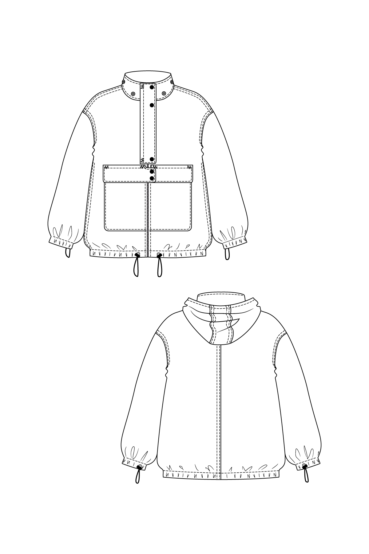 PDF Pattern - Sirkka Hooded Jacket | Named Clothing