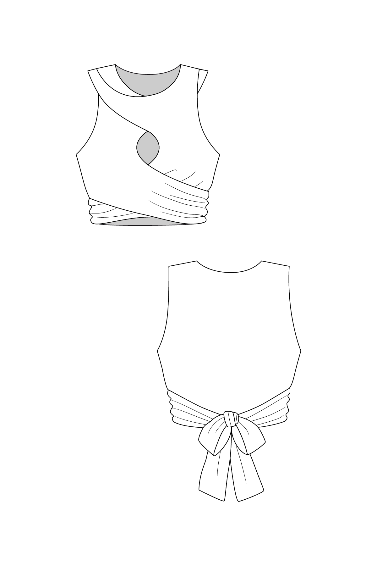 PDF Pattern - Sisko Interlace Dress &amp; Top | Named Clothing
