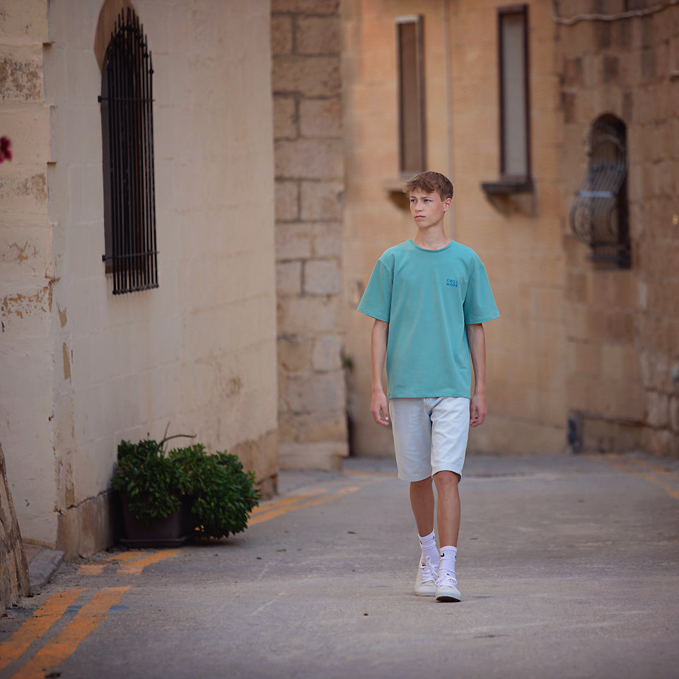 See You At Six - Ribbing - Dusty Turquoise