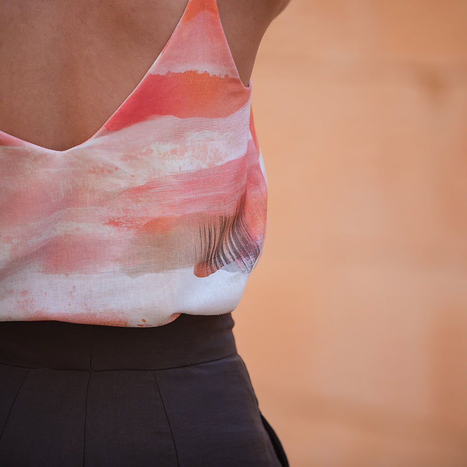 See You At Six - Ember Horizon - Linen Viscose Blend